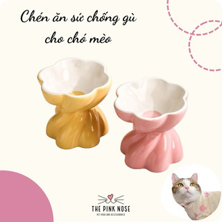 ✨✨ Bát ăn sứ tráng men chống gù cho chó mèo 🌼 ✨✨