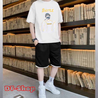XẢ LỖ Bộ quần áo thể thao nam BATTLE thun lưới mè ,bộ đồ unisex trẻ trung năng động hot trend 2024 dt_shop M03