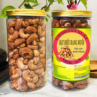 Hạt điều rang muối bình phước size đại a cồ, hạt béo giòn dễ tróc lụa hủ 500g mộc an