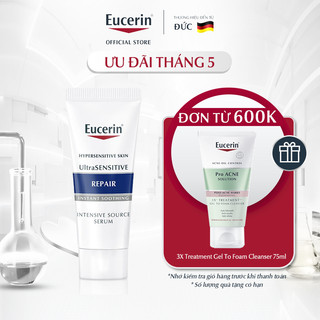Tinh chất phục hồi & tái tạo da nhạy cảm Eucerin UltraSENSITIVE Repair Serum 10ml