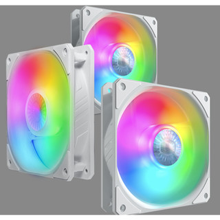 Fan/ quạt led cooler master sickleflow 120 argb 3 in 1 white edition - hàng chính hãng