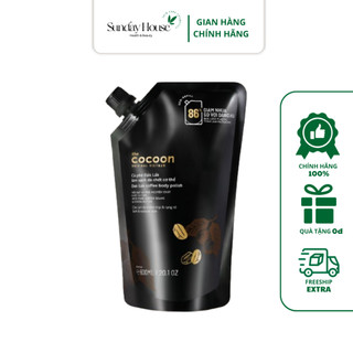 Tẩy da chết cơ thể cà phê Đắk Lắk Cocoon Túi Refill 600ml