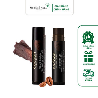 Tẩy Da Môi Cocoon Scrub With Macadamia Oil And Shea Butter Soft Smooth Lips Cà Phê Đắk Lắk 5g