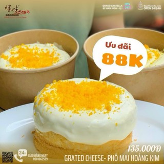 Grated cheese ( bánh phô mai hoàng kim) (giao hỏa tốc)