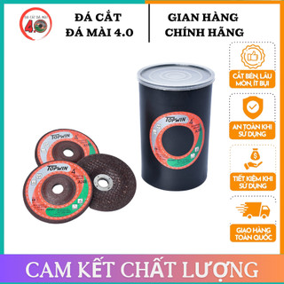 (COMBO 10 VIÊN) Đá mài sắt TOPWIN 100x6x16 mm - Đá cắt inox - Đá cắt kim loại - Hàng chính hãng