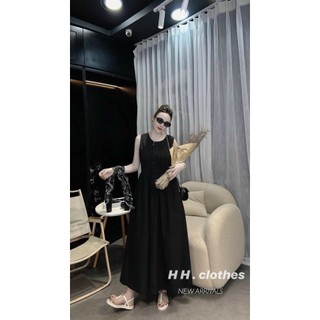 (trắng) Đầm bbd midi xếp ly ngực