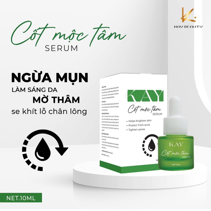 Serum mụn cốt mộc tâm ( tặng mặt nạ )