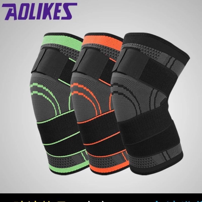 Băng Gối Thể Thao Aolikes, Băng Bảo Vệ Đầu Gối Có Đai Cuốn Aolikes AL7720