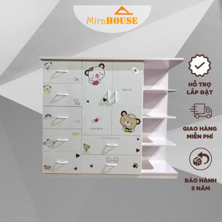 Tủ Nhựa Đài Loan Trẻ Em - Tiện Lợi Chịu Lực Tốt Tủ Đựng Quần Áo Cho Bé Trai Bé Gái Giá Tốt Nhất