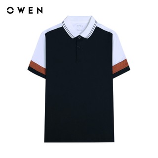 OWEN - Áo polo ngắn tay Body Fit màu Trắng chất liệu PE Cool-Spandex - APV231395