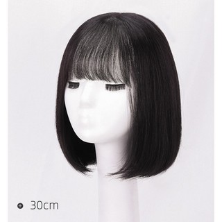 Tóc thật nguyên đầu siêu da wina cúp ngang vai 30cm tgt-008