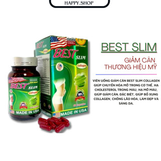 Viên uống giảm cân cấp tốc BEST SLIM COLLGEN - USA (C/40V) BEST SLIM Collagen từ USA  SLhealthcare