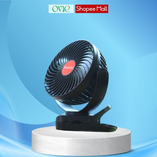 Quạt kẹp tích điện YOOBAO F8 có đèn chiếu sáng, quạt tích điện kiêm sạc dự phòng 3in1 pin 8000mAh, dùng liên tục 30h