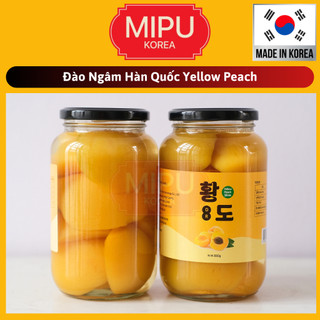 Đào ngâm hàn quốc yellow peach hủ 680g