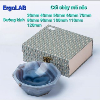Cối chày mã não 30mm 40mm 50mm 60mm 70mm 80mm 90mm 100mm 110mm 120mm cối và chày mã não nghiền mẫu dược phẩm