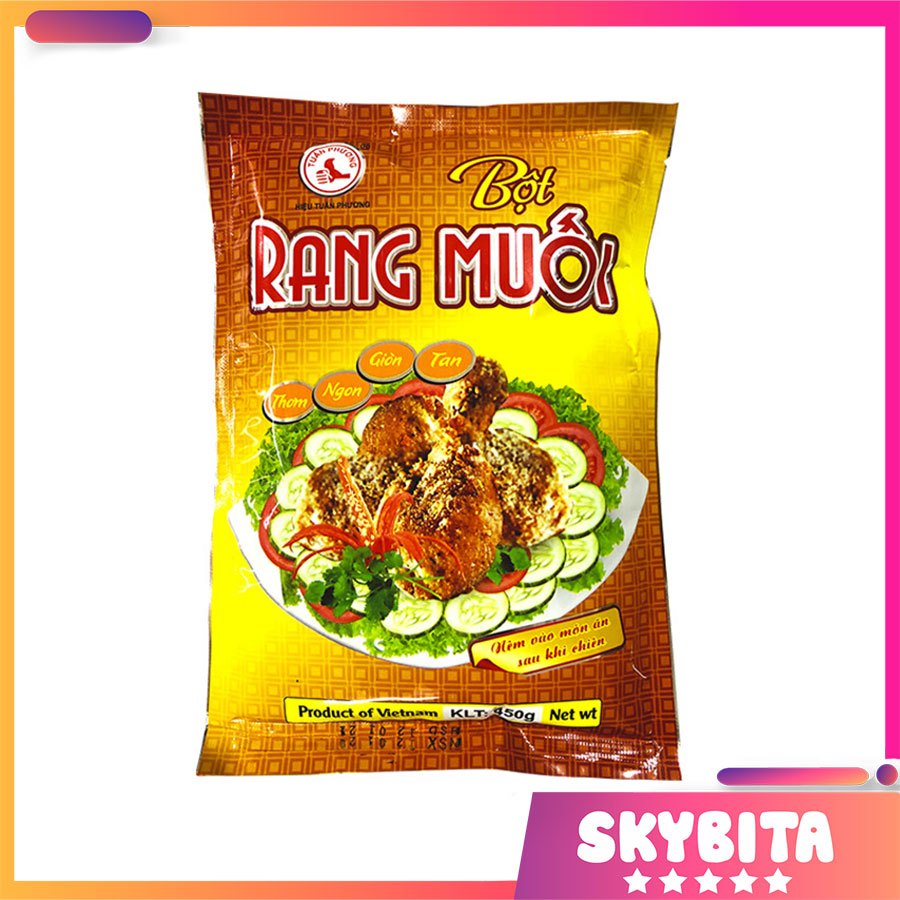 Bột rang muối TP 45/450G (làm Gà / ếch / Hải Sản/ Sườn Sụn Rang Muối Chuẩn Vị)
