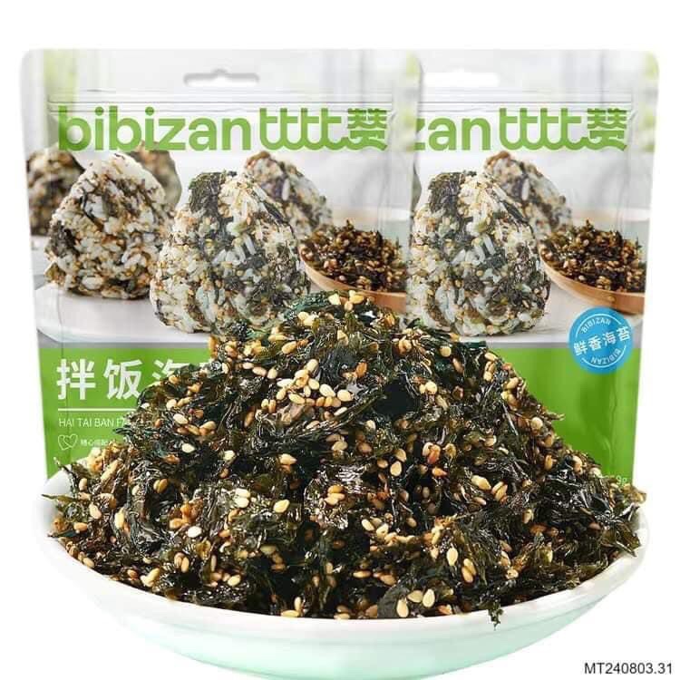 Rong biển trộn mè ăn liền chính hãng Bibizan 250gr (date mới nhất)