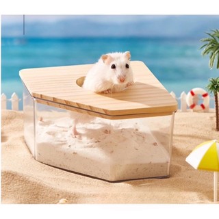 Nhà Tắm Nhựa và Mica Cao Cấp Cho Hamster 🐹 Nhà Tắm Cát Thơm