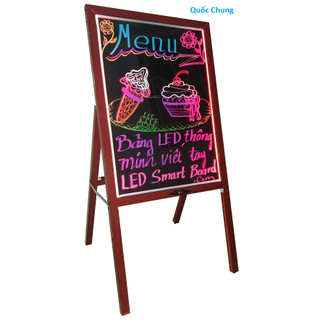 Bảng Menu dạ quang 60x120cm
