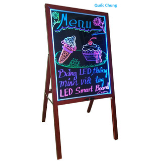 Bảng Menu dạ quang 60x120cm