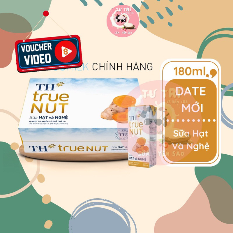 Sữa Hạt Nghệ TH Milk 180ml