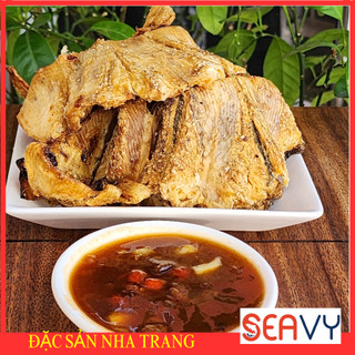 🐟🍆 Khô cá đuối mắm me, dai dai, vị mặn ngọt, hộp 220 gram tặng kèm mắm me - Seavy 🐟🍆