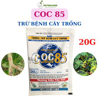 Thuốc trị nấm hoa hồng coc85 1 gói 20g - trị nấm cây - thuốc trị nấm - nấm cây kiểng, phong lan
