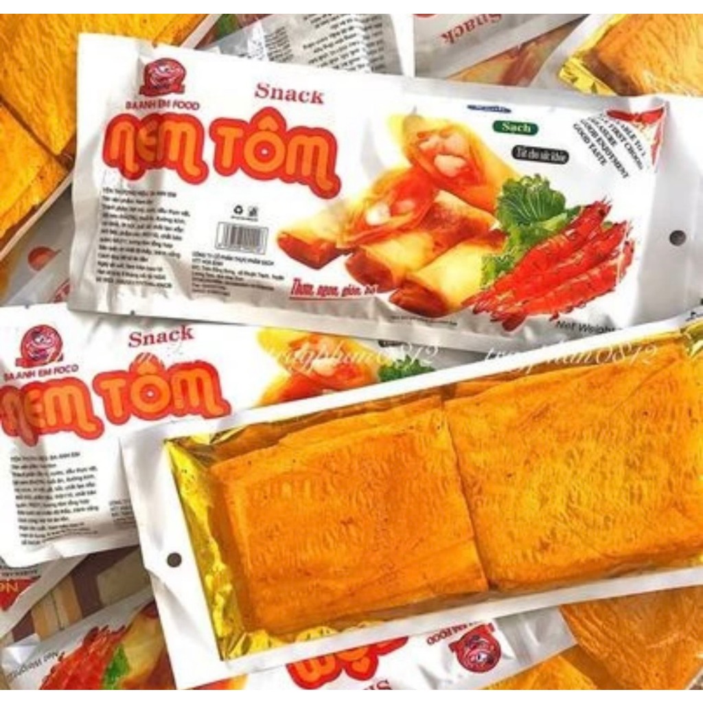 Combo 2 gói Snack nem tôm