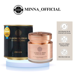 Kem Dưỡng Trắng Da Cá Hồi Salmon Oil Cream Cre8skin Hàn Quốc, dưỡng ẩm cho da, làm mờ nám, vết thâm, tàn nhang