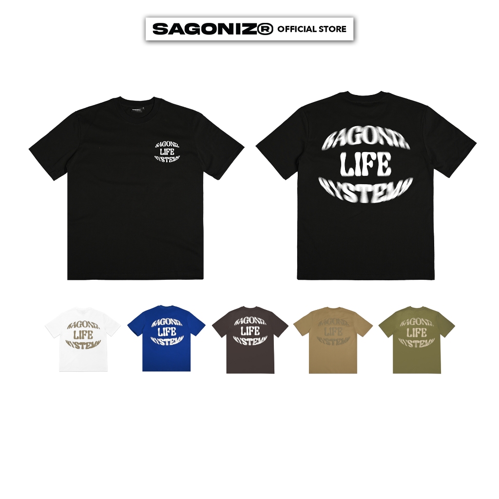 Áo thun Sagoniz Life Local Sagoniz, áo thun unisex trẻ trung năng động phù hợp hẹn hò