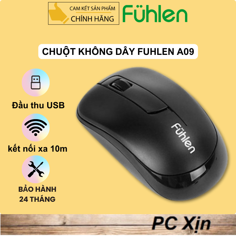 Chuột không dây Fuhlen A09 - Chính Hãng