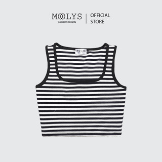 Áo thun sọc ngang basic moolys mc035