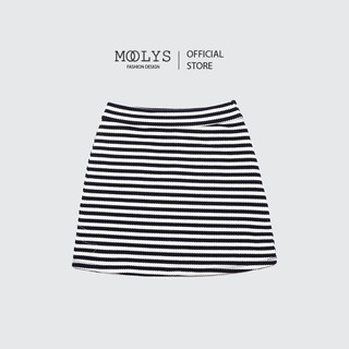 Set váy sọc basic dễ thương MOOLYS MD035