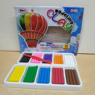 [MUA SỈ GIẢM 10%] Đất nặn, hộp đồ chơi đất sét WinQ, 5 màu (D-05), (1 hộp)