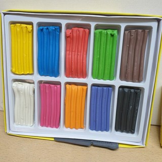 [MUA SỈ GIẢM 10%] Đất nặn, hộp đồ chơi đất sét HADA, 5 màu, (1 hộp)