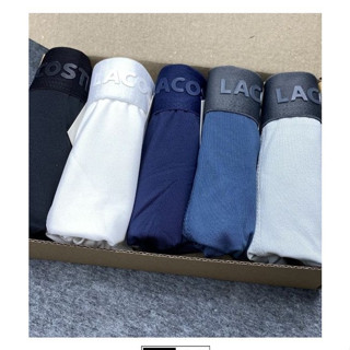 Combo 5 Quần Sịp Nam Boxer LA Thun Lạnh Thoáng Mát, Thấm Hút Mồ Hôi, Logo Nổi (Che tên sản phẩm)