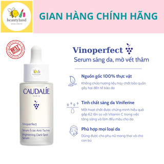 (Chính Hãng) Serum Caudalie Vinoperfect trắng sáng da, giảm thâm nám mẫu mới 30ml, 50ml bản Pháp - Beautyland