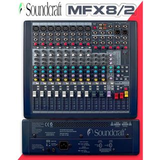 CHÍNH HÃNG | Bàn Mixer Karaoke Khấu Gia Đình Soundcraft MFX8 Âm Thanh Chuyên Nghiệp - MFX8-2 - Cổng Nết Nối Đa Dạng