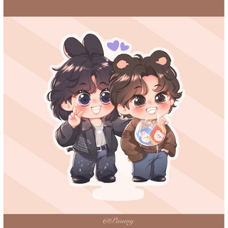 - standee/keyring “coffee” taekook