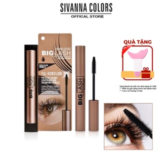 Mascara Làm Dày Mi Tức Thì Sivanna Colors Big Lash Ox L Volume Mascara Chống Nước Lâu Trôi 24h HF9047 7g