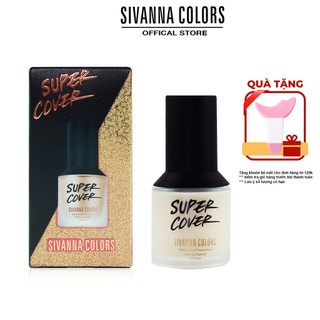 Kem nền Super Cover Sivanna Colors Matte Glow Foundation UV25 HF6052 32g