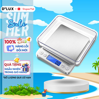 Cân Tiểu Ly Điện Tử Nhà Bếp Mini TEWI I2000 Có 2 Khay Nhựa, Độ Chính Xác 0.01g đến 3000g kèm 2 viên pin AAA