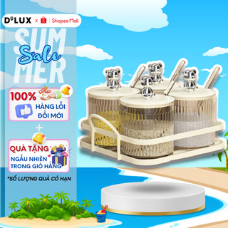Lọ Đựng Gia Vị TEWI Kèm Thìa Trong Suốt Set 3, 4 Hộp Kèm Giá Để Siêu Đẹp Đựng Muối Đựng Mì Chính Hạt Tiêu Hạt Nêm