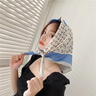 Khăn lụa vuông choàng cổ 70*70cm Khăn turban