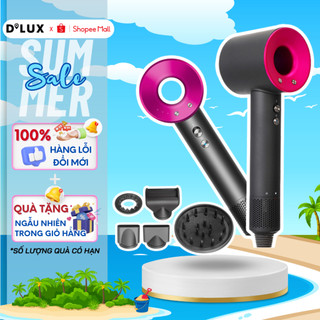 Máy Sấy Tóc Tạo Kiểu SuperSonic 2 Chiều Nóng Lạnh Không Cánh Quạt, 3 Chế Độ Sấy, Kèm 5 Đầu Tạo Kiểu