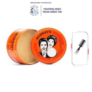 Tạo kiểu tóc Murray’s Superior Pomade 85gr cao cấp USA + Tặng Lược Texture