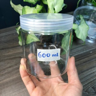 10 Hộp Nhựa, Hũ Nhựa Pet 600ml Nắp Nhôm Đựng Thực Phẩm, Đồ Khô, Ngũ Cốc