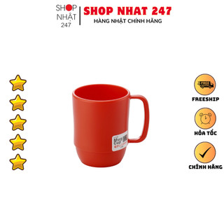 [Hỏa Tốc HN] Cốc nhựa uống nước Inomata cao cấp màu đỏ Nội địa Nhật Bản