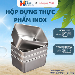 Hộp Đựng Thực Phẩm Tủ Lạnh Kèm Nắp Đậy Chất Liệu Inox 304 An Toàn Cho Sức Khoẻ - GODWELL