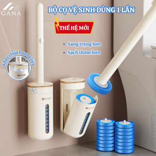 Bộ Cọ Vệ Sinh Dùng Một Lần Nâng Cấp Mẫu 2024, Cọ Toilet Xoay 360 Độ Thế Hệ Mới Có Đầu Thay Thế.